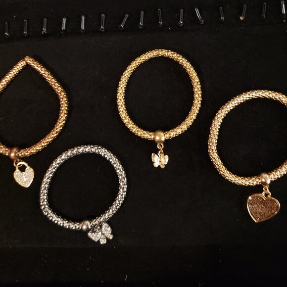 Charm Bracelets Set of 4 - Picture 3 of 7